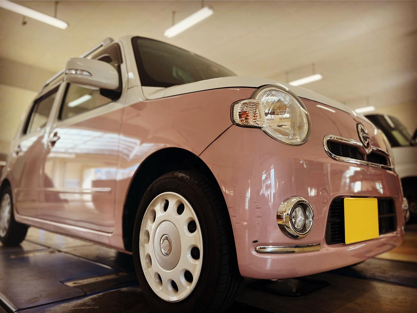 かわいいココアが点検でご入庫頂きました！ #ハローキティ のETCが